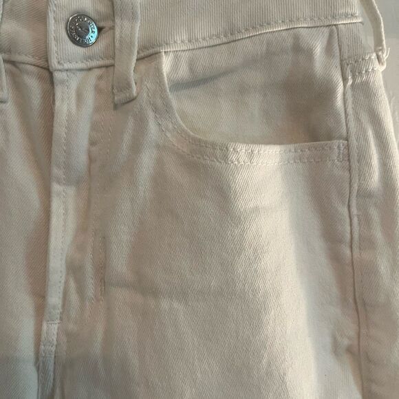 Hollister White Ankle Cropped Jeans - Picture 6 of 12